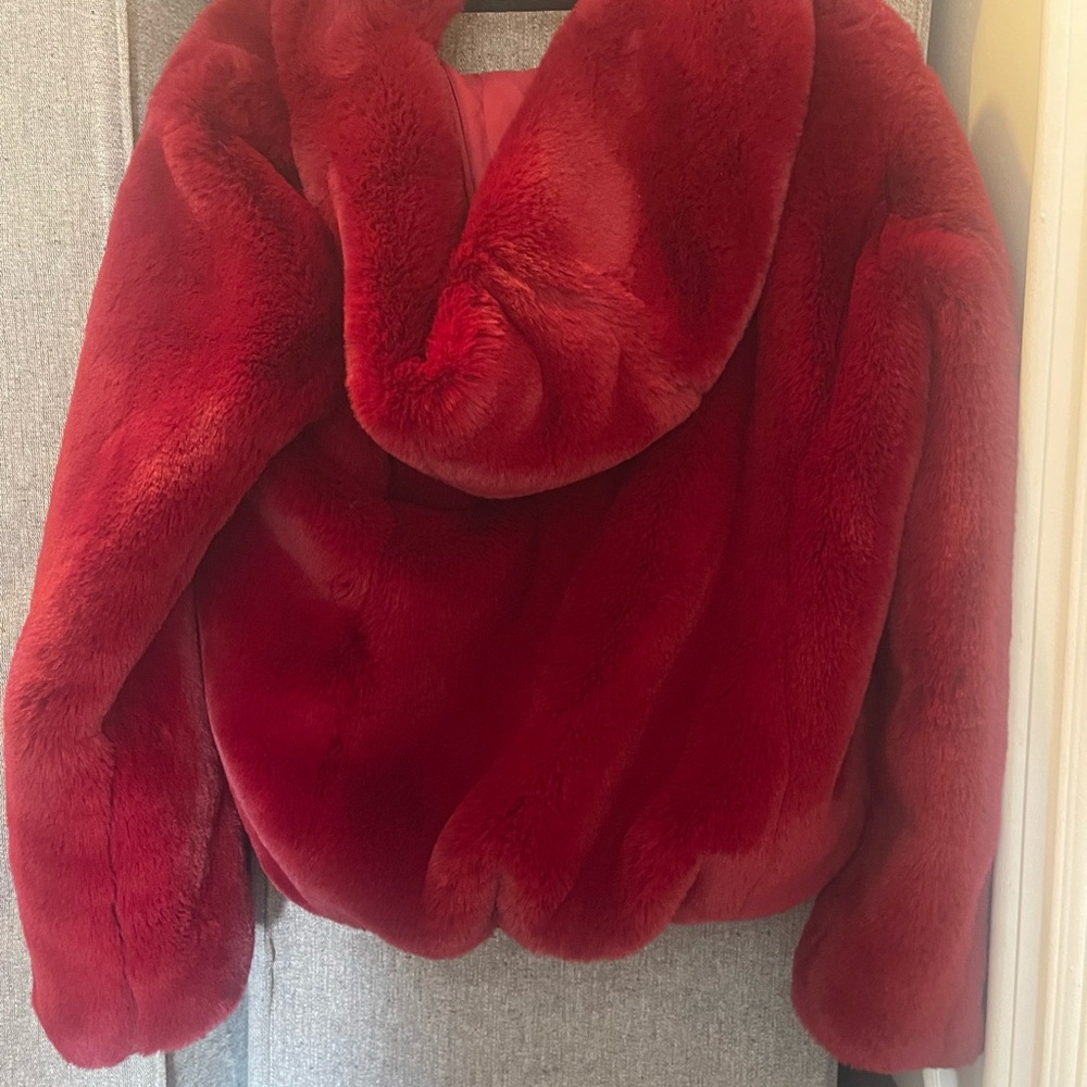 Maje Red Jacket - Picture 3 of 4
